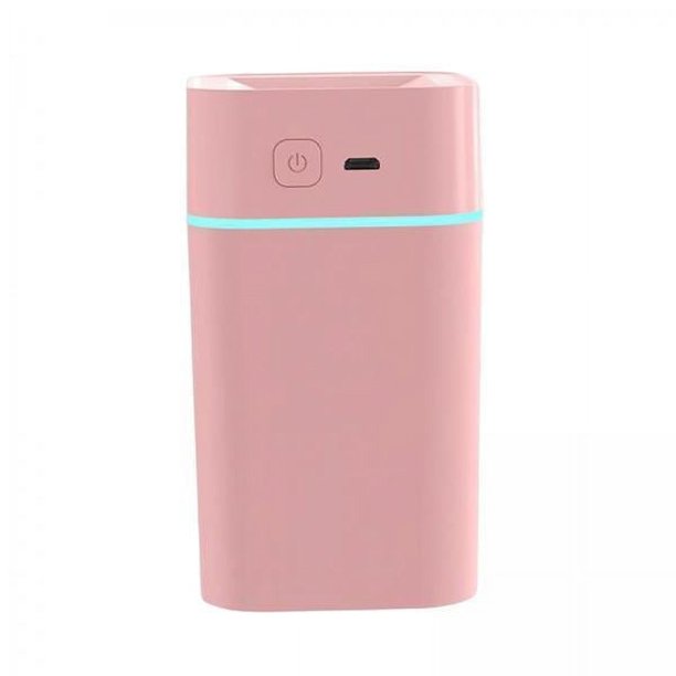 Paquete de 2-6 difusores humidificadores de niebla USB LED Essential Silent 260ml Purificador rosa 2 piezas