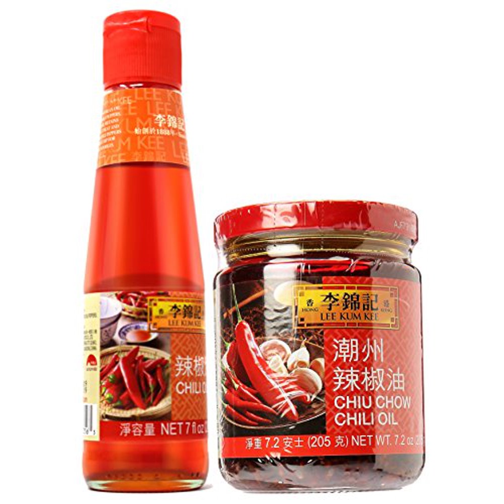 NineChef Bundle Lee Kum Kee Chili Sauces Chili Oil / Chiu Chow