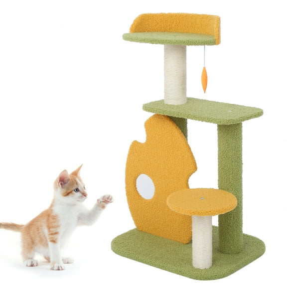 Cat Scratching Posts, Entertainment Attractive Exercise Rain Forest Cat Climbing Frame for Cats
