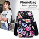 thumbnail image 2 of Bolso para teléfono móvil Bolso pequeño para mujer Bolso bandolera Monedero de muñeca Bolso pequeño informal con suerte para bailar, 2 of 6