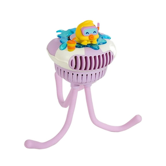 Portable Rechargeable Tripod Clip On Stroller Fan with Flexible Neck for Baby Car Seat Crib and Travel