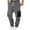 Dark Gray, variant on Havenre Baggy Cargo Sweatpants for Men Drawstring Waist Patchwork Color Block Athletic Joggers with Pockets Loose Soft Cozy Sport Jogging Pants Dark Gray L