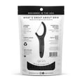 thumbnail image 4 of White Charcoal Infused pyx, 75 Count, Dental ers, Minty Flavor, Recycled Plastic, Charcoal Infused Picks, Premium Longer Head, Easy Slide, Includes Soft Fold-Back Tooth Pick, 4 of 4