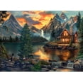 thumbnail image 1 of Rompecabezas Prime Time Puzzles Mountain Cabin 1000 piezas, 1 of 9