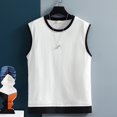 thumbnail image 2 of Afdoent Men's Tank Top Male Sleeveless Vest Loose Fit Breathable Tank Top For Casual Sport Wear Comfortable, 2 of 5