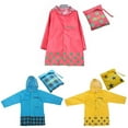 thumbnail image 2 of Cartoon Waterproof Children's Raincoat Red L, 2 of 8