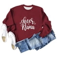 thumbnail image 4 of NinXxx Women's Casual Print Hooded Pullover with Pocket Sweatshirt S, 4 of 4