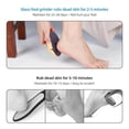 thumbnail image 2 of Callus Remover Nano Glass Callus Rasp Foot Heel Grinding Tool Feet Care for Feet Callus Removal Rose Gold, 2 of 9