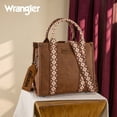 thumbnail image 6 of Wrangler Aztec Tote Bag for Women Boho Shoulder Purse, Cf-Dark brown, 6 of 7