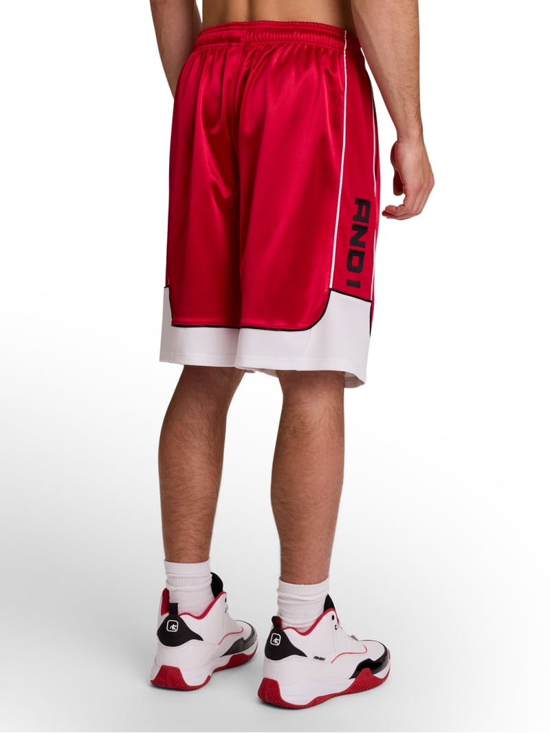 AND1 Men's and Big Men's All Court Colorblock Short, 11