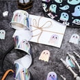 thumbnail image 3 of DAMAI 500 Pcs Halloween Ghost Stickers Roll,1.5 Inch Laser Cute Boo Ghost Holographic Waterproof Self-Adhesive Sticker Decals,Self-Adhesive Halloween Labels for Halloween Party Decorations, 3 of 6