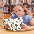 thumbnail image 6 of Haosy Cartoon Zebras and Leaf Notebooks 2 Pcs 1-subject Journal 60 Sheets A5 College Ruled Paper Detachable Ring 8.3"x5.7", 6 of 8