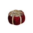 thumbnail image 4 of Decoración de mesa navideña Estantes festivos Mesa de ventana Figura Estatua de espuma Calabaza roja, 4 of 8