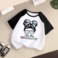 thumbnail image 2 of Dsscvnef T-Shirts pour Filles, Mode Manches Courtes, Col Rond, Tenues d'Été pour Filles 11-12 Ans, 2 of 5