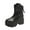 Black, variant on XUNKUSGA Womens Boots Fashion Round Toe Chunky Heel Boots for Women with Side Zipper Casual Winter Comfy Trendy Slip On Womens Boots for Night Out, Work, Office, Company, Business 5.5-9 Brown