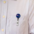 thumbnail image 5 of Virgin Islands (British) Country Flag Retractable Reel ID Badge Key Card Name Tag Holder with Clip, 5 of 7