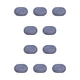 thumbnail image 1 of Cateissary Y decorar , juego de manteles individuales impermeables para de comedor, alfombrilla para platos y cuencos de amplia aplicación, azul azul oscuro 10Conjunto, 1 of 6