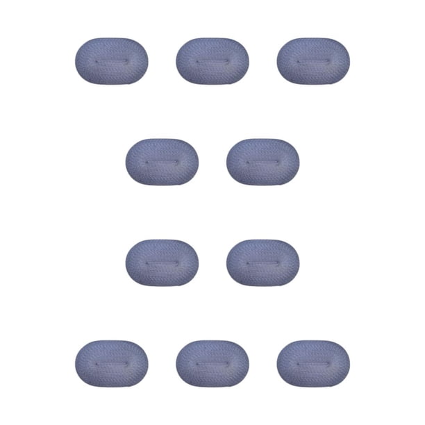 Cateissary Y decorar , juego de manteles individuales impermeables para de comedor, alfombrilla para platos y cuencos de amplia aplicación, azul azul oscuro 10Conjunto
