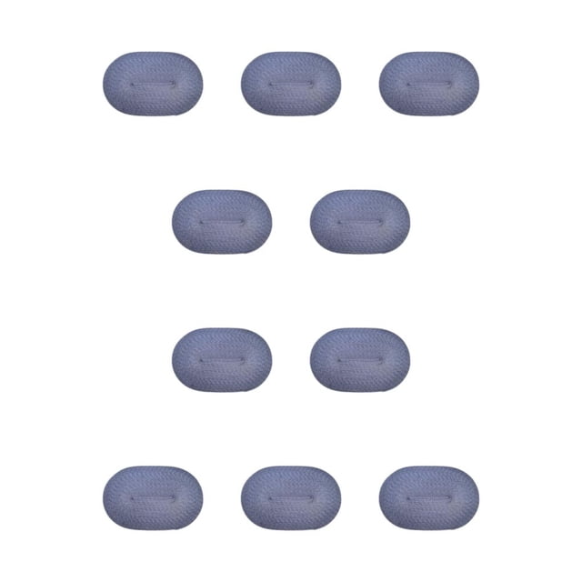 Cateissary Y decorar , juego de manteles individuales impermeables para de comedor, alfombrilla para platos y cuencos de amplia aplicación, azul azul oscuro 10Conjunto