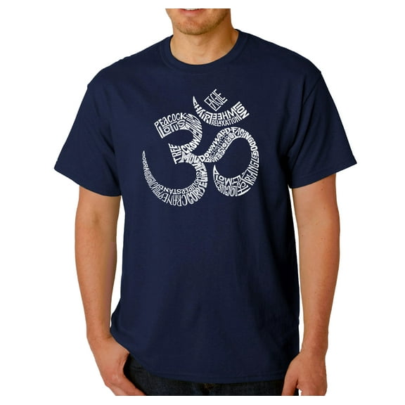 LA Pop Art Men's Word Art T-Shirt - Poses OM