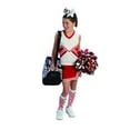 thumbnail image 2 of Pizzazz Girls White Purple Spirit Uniform Shell Top Youth Large, 2 of 4