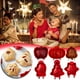 thumbnail image 2 of Decoraciones de Navidad Exteriores Otoño Mano Pie Molde Set, Herramienta de Prensado de Pasta de Molde de Tarta de Navidad, Wtih Manzana Calabaza Y Forma, Mini Calabaza Pastel de Embalaje Decorativo M, 2 of 9