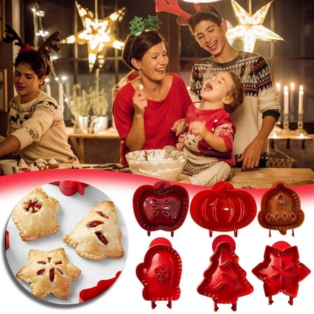 

Christmas Holiday Savings 2023! QTOCIO Kitchen Gadgets Fall Hand Pie Molds Set Christmas Pie Mould Dough Press Tool With Apples Pumpkins And Shape Mini Pumpking Pie Decoration Wraper Dough Cutter