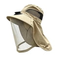 thumbnail image 2 of Luckky Solar Powered Fan Sun Hat with Wide Brim & Mesh Breathable Design,Adjustable UV Protection Outdoor Sun Hat for Men Women,Cooling Fan Hat for Fishing Gardening Hiking Camping Beach Travel, 2 of 6