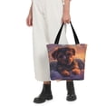 thumbnail image 4 of Kdxio Puppy Lying On A Cloud Women Reusable Grocery Bags Foldable Ripstop,Reusable Shopping Bags for Shopping,Gym,Gift, 4 of 5