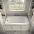 thumbnail image 3 of Streamline N-4280-739-BGL 60 in. x 32 in. Acrylic Soaking Drop-In Bathtub in Glossy White, With External Drain in Brushed Gold, 3 of 6