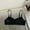 Black, variant on Thin Seamless Push Up Bras For Women No Underwire Anti Sagging Side Support No Gap Comfort Wireless Bra