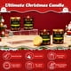 thumbnail image 4 of Set de velas navideñas Aredenua, paquete de 4 regalos con aroma a soja, 4 of 7