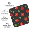 thumbnail image 3 of Pofeuu Tomatoes1 Print Coasters for Drinks, 4Pack PU Leather Coasters, Bar Drink Coasters for Tabletop Protection, Furniture from Damage-Square, 3 of 6