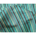 thumbnail image 3 of oneOone Silk Tabby Fabric Multicolor Stripe Printed Fabric 1 Yard 42 Inch Wide, 3 of 3