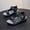 czb# Grey529, variant on Boys Kids Sandals Casual Solid Color Casual Hook And Loop Adjustable Strappy Comfortable Fixed Summer Shoes For Youth Lightweight Breathable Cozy Outdoor Beach Footwear,Brown,7-8 Years