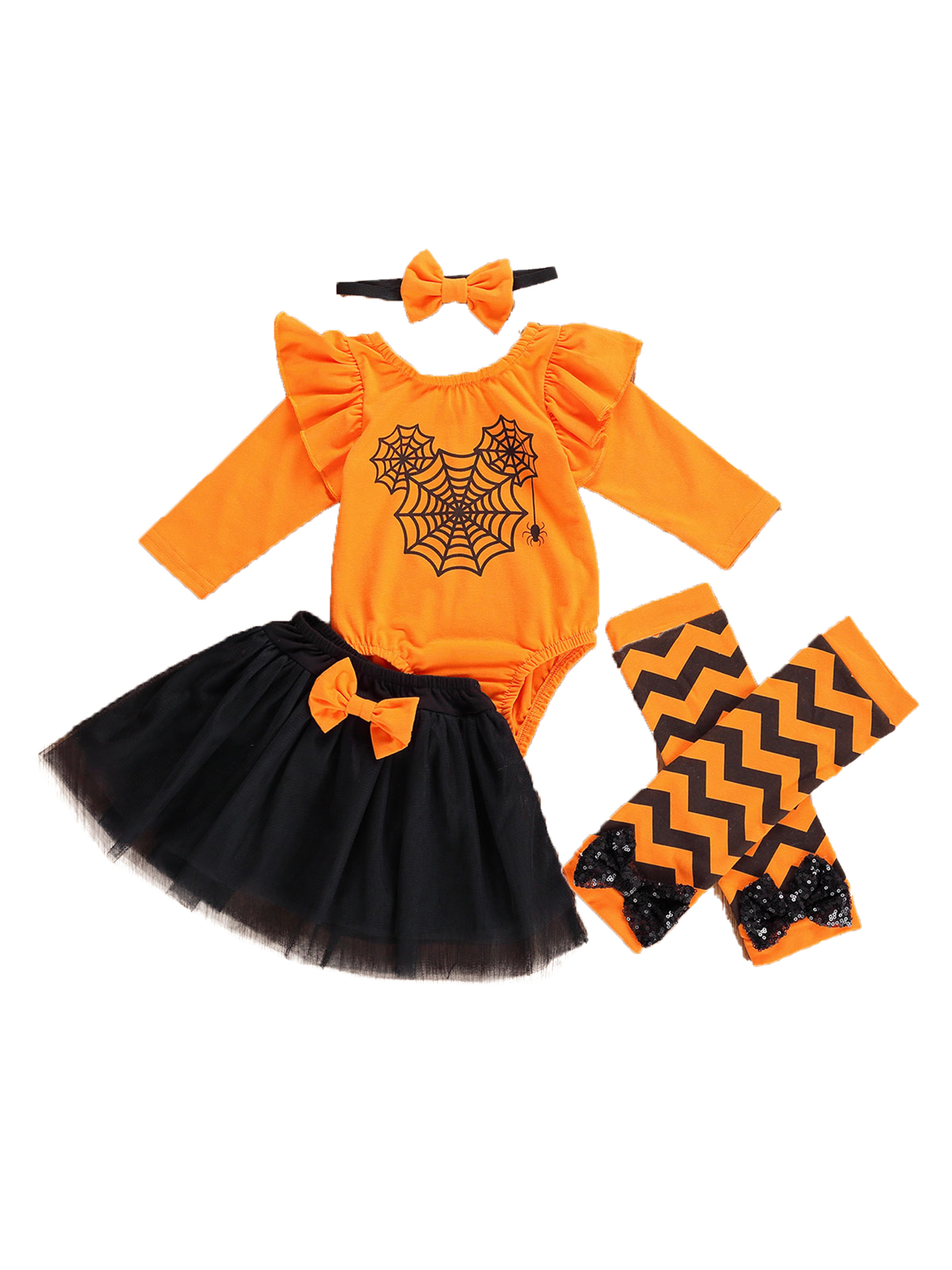 baby orange tutu skirt