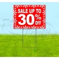 thumbnail image 1 of Sale Up To 30% Off (18" x 24") Yard Sign, Includes Metal Step Stake, 1 of 6