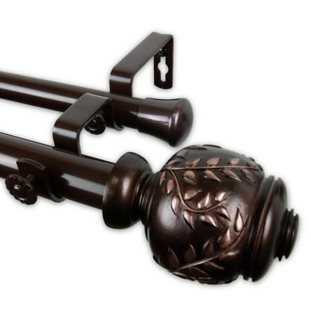 Rod Desyne Colette Double Curtain Rod Walmart Com