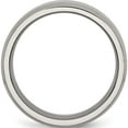 thumbnail image 2 of Titanium Brushed And Polished 8mm Beveled Edge Band (Size 10) Made In China tb115-10, 2 of 5