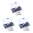 thumbnail image 1 of Espaciadores y tornillos de nailon 260 piezas Matsuzay con caja de almacenamiento negro, 1 of 6