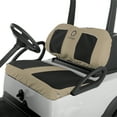 thumbnail image 6 of Classic Accessories Fairway Neoprene Paneled Golf Cart Seat Cover, Light Khaki/Black, 6 of 11