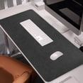 thumbnail image 5 of Aihimol Large Faux Leather Mouse Pad 31.5"x15.7" - Non-Slip Waterproof Desk Mat with Heat-Resistant Surface for Office, Gaming & Home Use (Black), 5 of 6