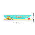 thumbnail image 3 of Colorful and Cheerful Preschool First Day Banner with School Bus Backpack Apple and Airplane Elements Backdrop for Photo Taking School Party Decorations Kids Event Photo Props, 3 of 4