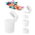 thumbnail image 4 of kurtrusly Pill Grinder Powder Multi-functional Health Care Products Storage Crusher Artifact Lightweight Plastic Container Case, 4 of 6