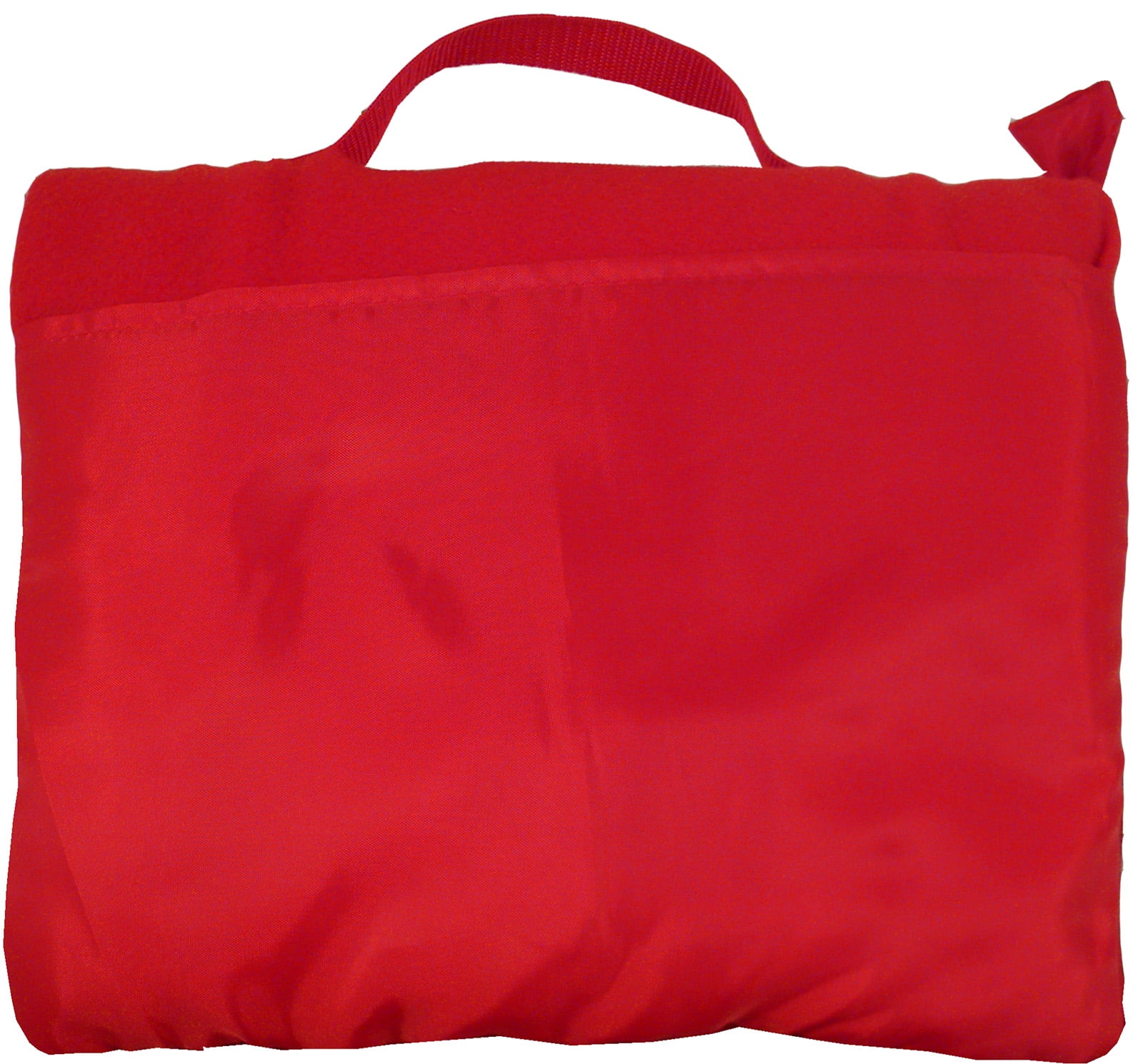 Soft and Durable Travel Blanket Throw into a Bag 50 x 60 Red