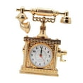 thumbnail image 6 of Tongina Retro Telephone Desk Clock Model Ornament 6.3x2x7.4inch Decorative Props Sculpture for Photography Background Stylish A, 6 of 8