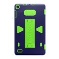 thumbnail image 3 of Fire 7 2017 Case, Mignova Heavy Duty Shock-Proof Protective Case Build In Kickstand For All-New Fire 7 Tablet (7th Generation 2017 Release) + Screen Protector Film and Stylus Pen (Navy Blue / Green), 3 of 8