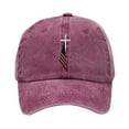 thumbnail image 3 of Certgust Under $10 250 Anniversary Usa Hat Baseball Cap for Women Men Classic Dad Hat Adjustable Cotton Plain Cap Unstructured Low Profile, 3 of 3