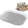 thumbnail image 1 of Lazy Susan Turntable Organizer For Refrigerator, 15.67' Clear Rectangular Fridge Organizer Storage, Lazy Susan For Cabinet, 1 of 5