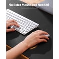 thumbnail image 4 of Leather Desk Pad, Mouse Pad, Office Desk Mat, Non-Slip PU Leather Desk Mat, Large Desk Mat, Waterproof Keyboard Mat for Office/Home/Decor (23.6" x 11.8", Black), 4 of 8